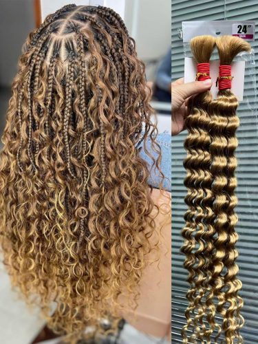 Boho braids; luxury bouncy virgin hair smooth premium luxe hair
