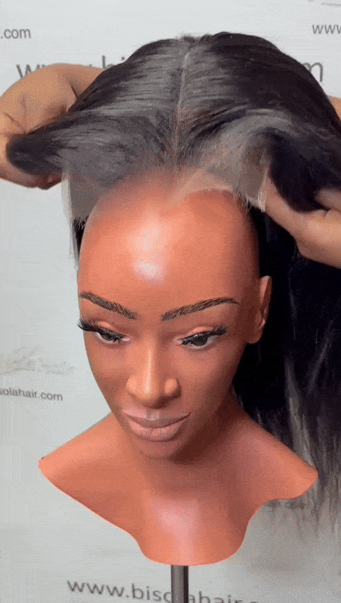 Online hair salon shop glueless hd lace frontal/closure wig wavy, curly, virgin human raw donor hair luxury wigs